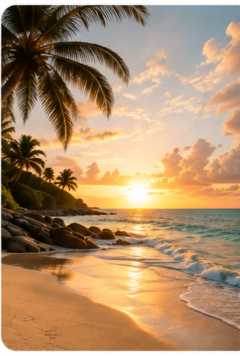 Strand auf den Seychellen