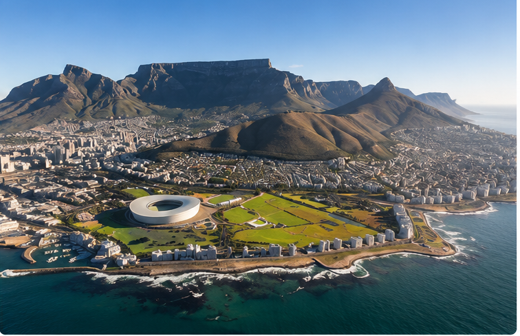 Kapstadt mit Tafelberg