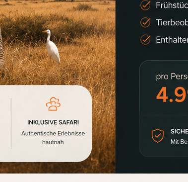 Löwe in der Savanne